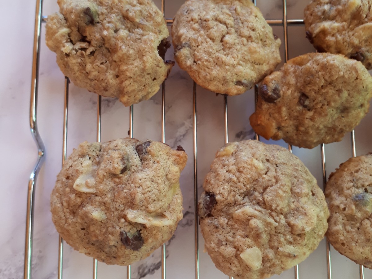 Petits muffins aux bananes, amandes et&nbsp;chocolat